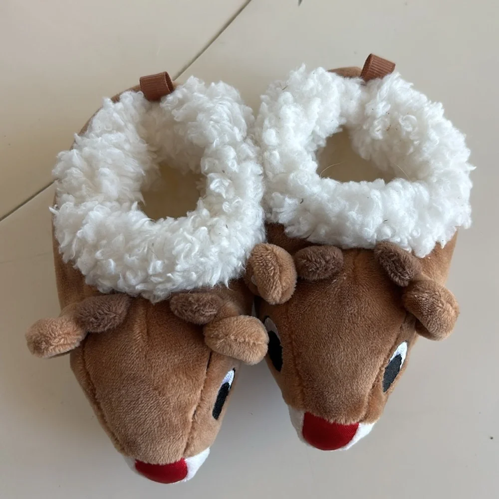 💐Cozy Reindeer Slippers baby